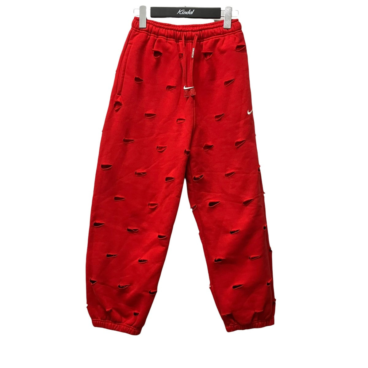 NIKE×JACQUEMUS ロゴ穴空きスウェットパンツFJ3269-657 古着・中古-1枚目のアイテム画像