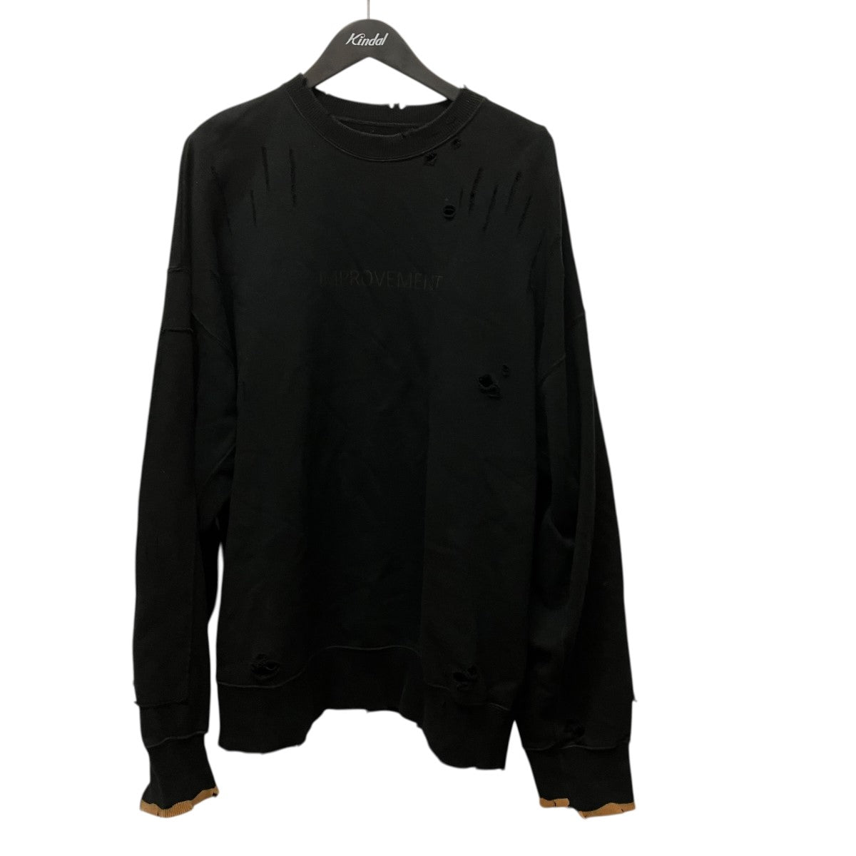 OVERSIZED REBUILD SWEAT LSダメージ加工スウェットST.682