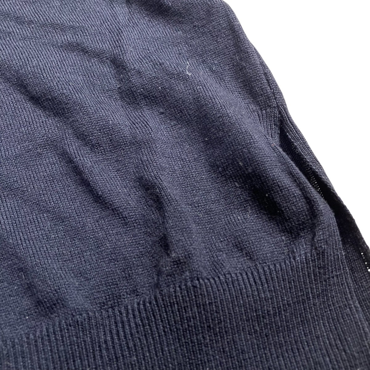 JOHN SMEDLEY Vネックウールニットベスト 古着・中古-5枚目のアイテム画像