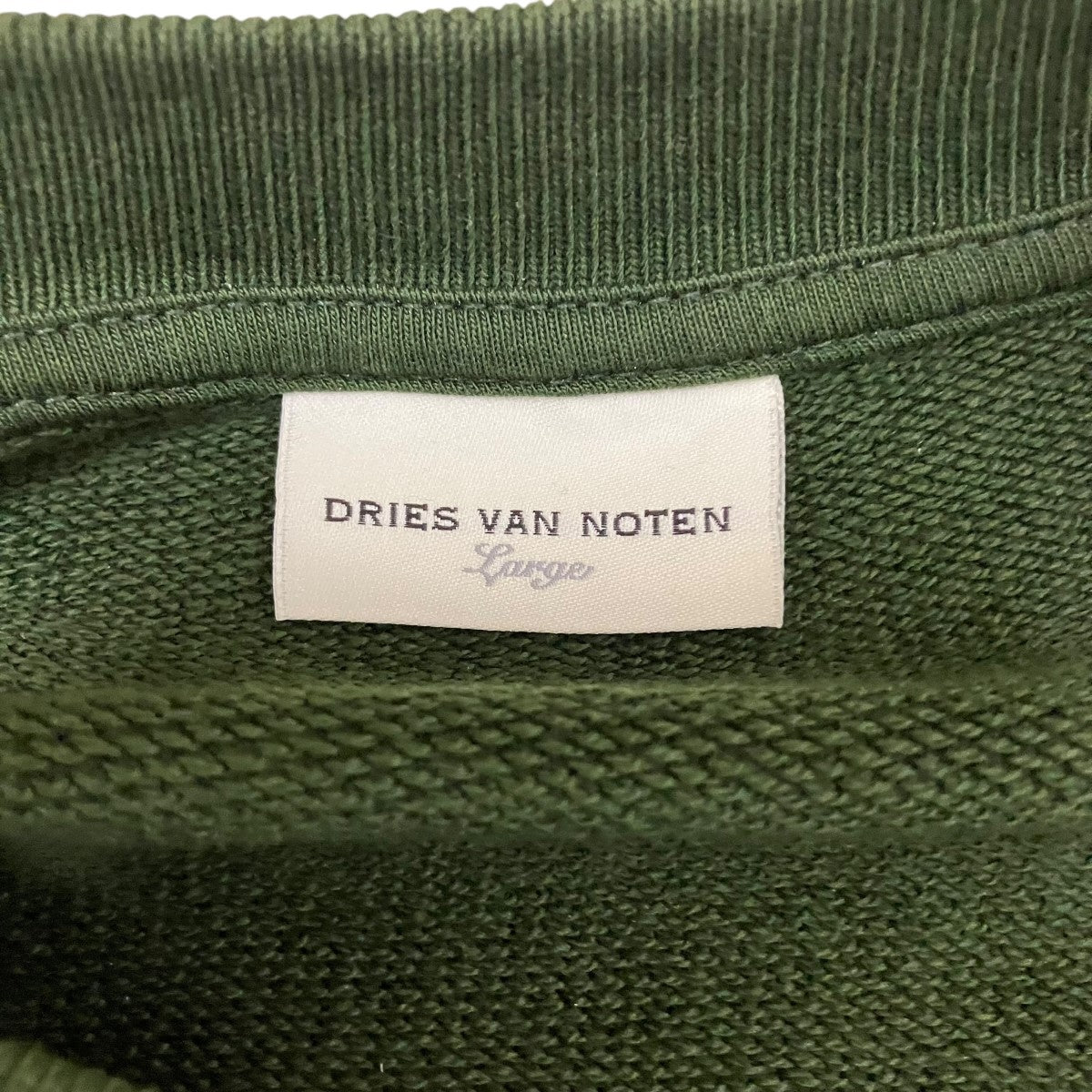 DRIES VAN NOTEN 22AWクルーネックスウェットPO 222-123 古着・中古-7枚目のアイテム画像