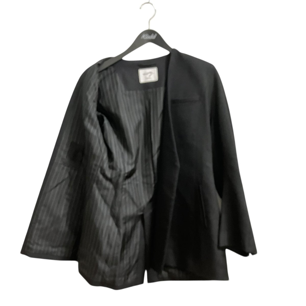 AKIRA NAKA(アキラナカ) 22AWBelted collarless jacketノーカラーテ