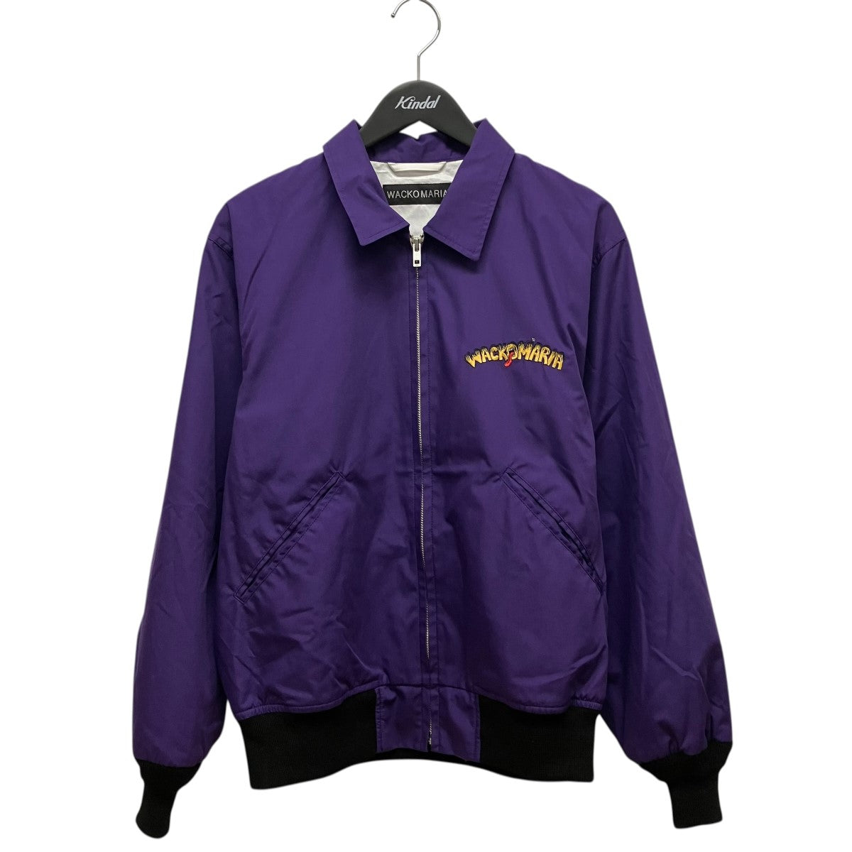 Wacko Maria 26ssダークパープル コーチジャケット WACKO MARIA×TIM LEHI 26SS刺?ジップジャケット26SS-WMO-ML02 26SS-WMO
