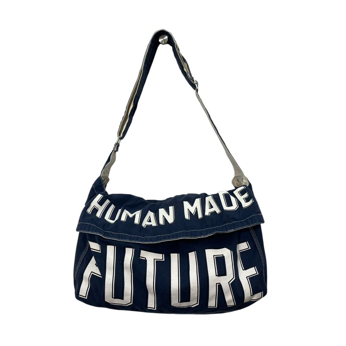 HUMAN MADE MAIL BAG LARGEリバーシブルメールバッグHM31GD105 古着・中古-1枚目のアイテム画像