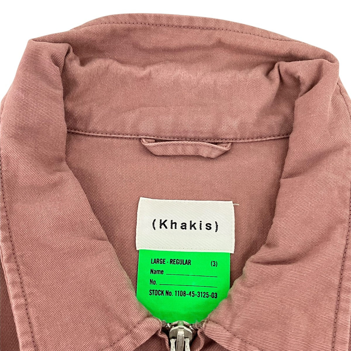 khakis ジップアップジャケット1108-45-3125-03 古着・中古-5枚目のアイテム画像