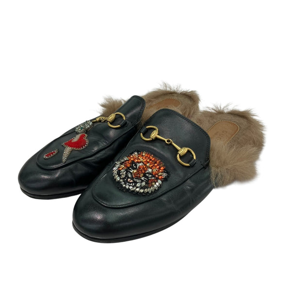 GUCCI(グッチ) ホースビットミュール ブラック サイズ 36(23cm相当