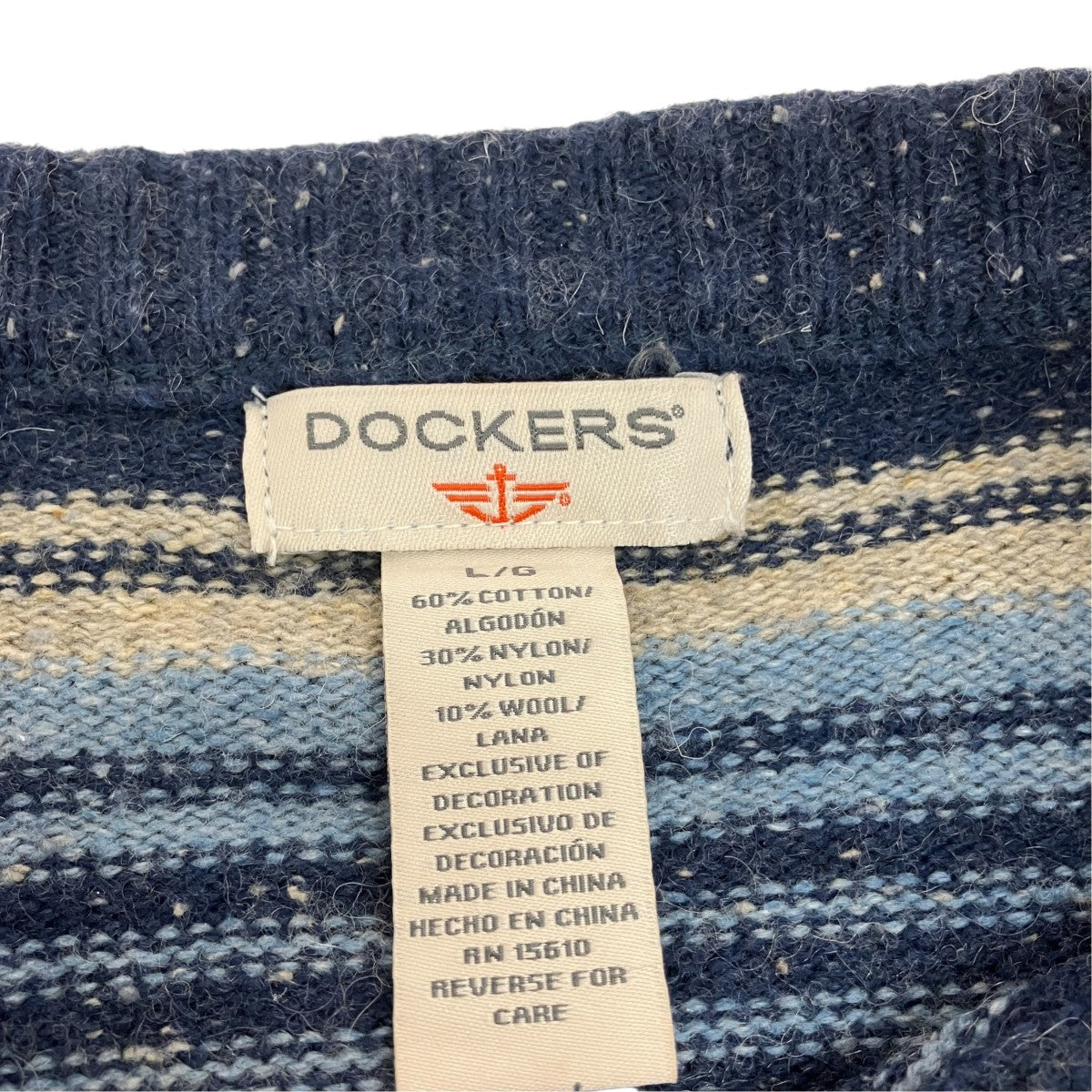 DOCKERS クルーネックニット 古着・中古-5枚目のアイテム画像
