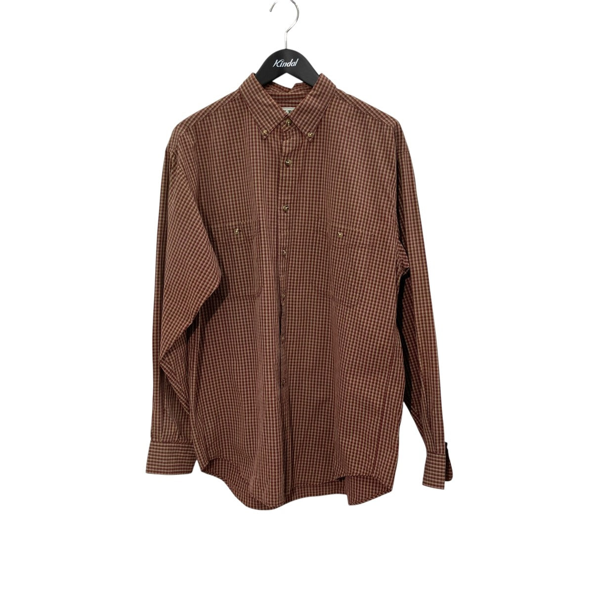 L．L．Bean チェックボタンダウンシャツ 古着・中古-1枚目のアイテム画像