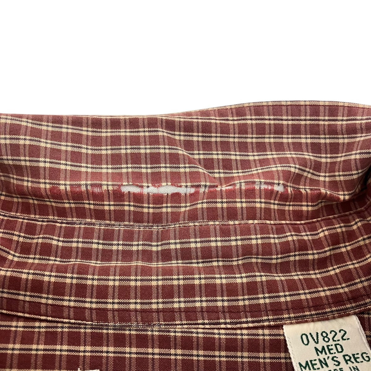 L．L．Bean チェックボタンダウンシャツ 古着・中古-5枚目のアイテム画像