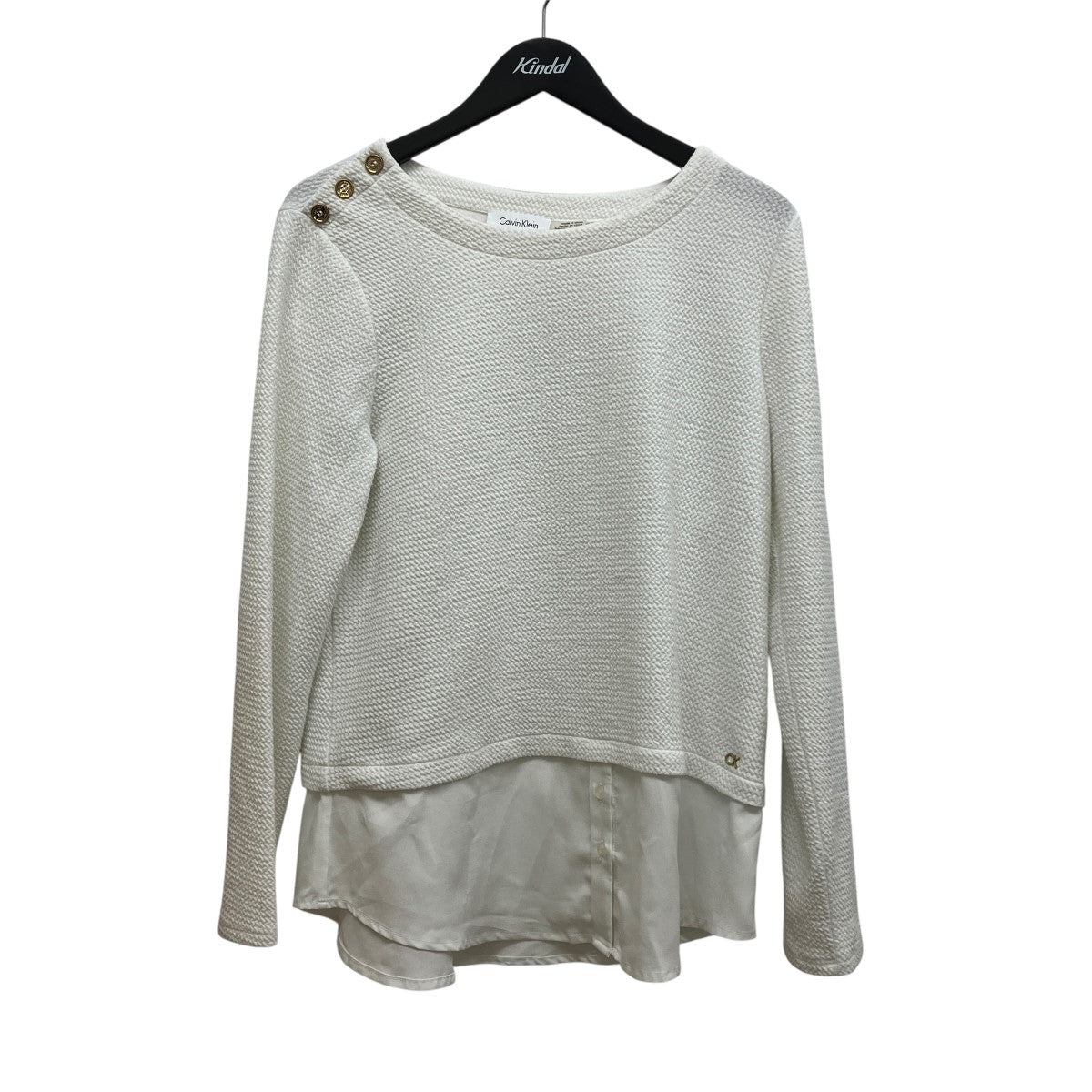 Calvin Klein レイヤードニット 古着・中古-1枚目のアイテム画像