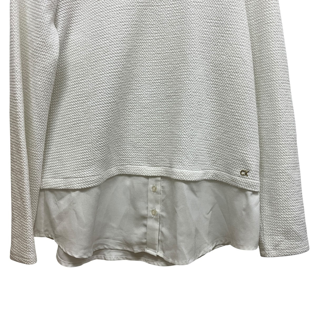 Calvin Klein レイヤードニット 古着・中古-4枚目のアイテム画像