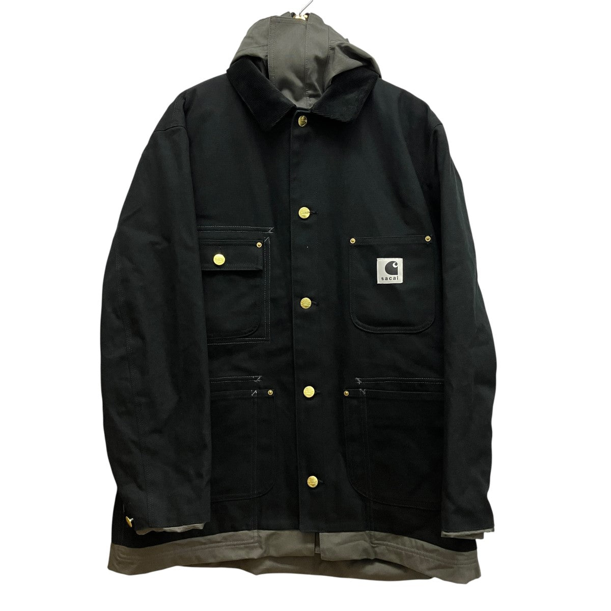 sacai×CARHARTT WIP 24SSReversible Coatリバーシブルコート24-03390M 古着・中古-1枚目のアイテム画像