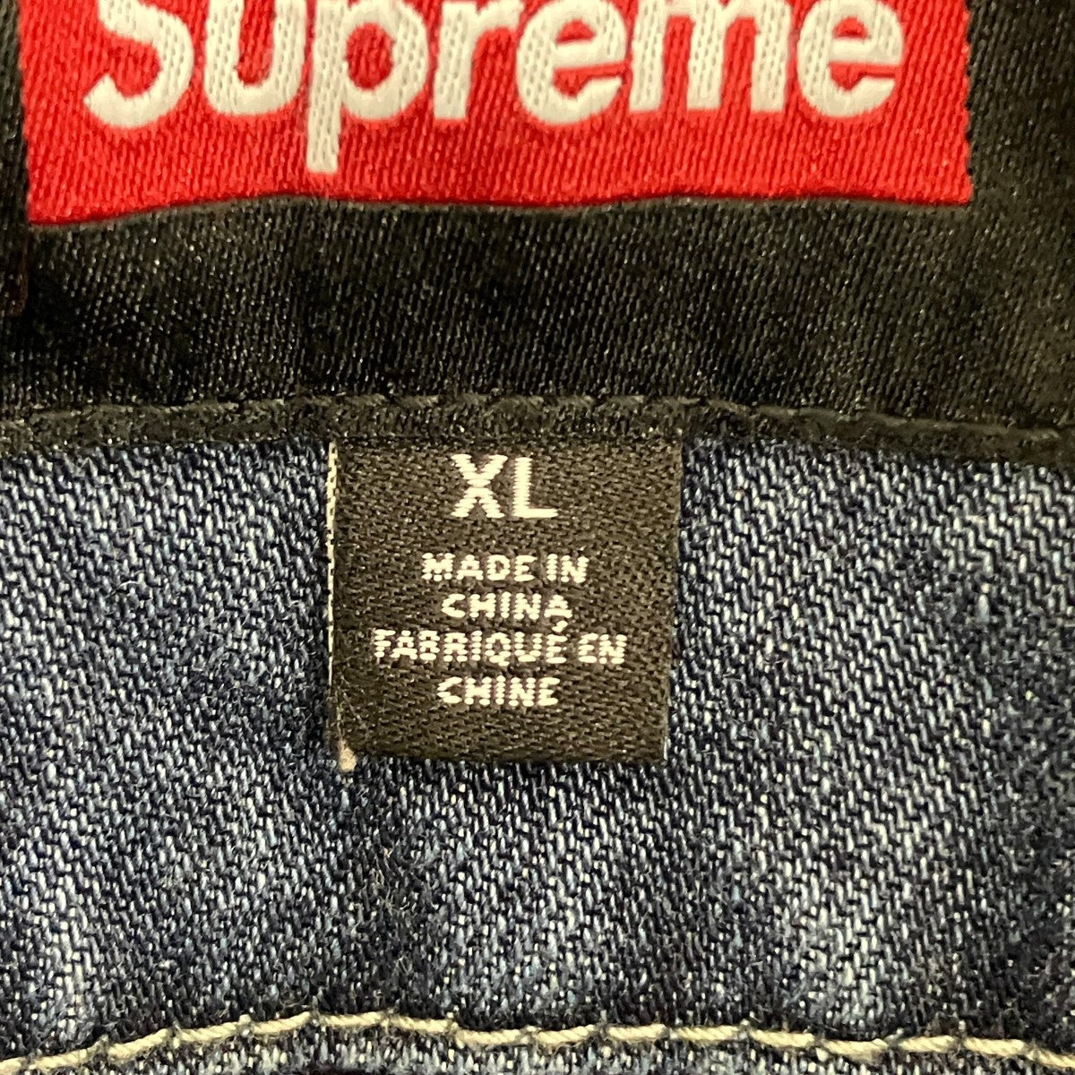 Supreme×FOX RACING 25AW「Hooded Work Jacket」フーデットジップアップデニムジャケット 古着・中古-6枚目のアイテム画像