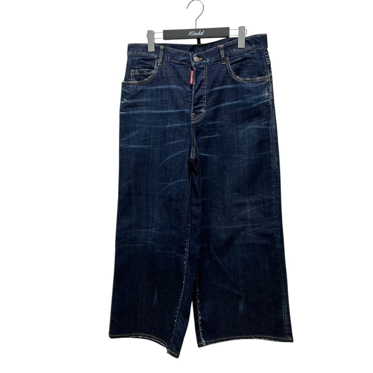 DSQUARED2 汚れ加工ワイドデニムパンツS75LB0698 古着・中古-1枚目のアイテム画像