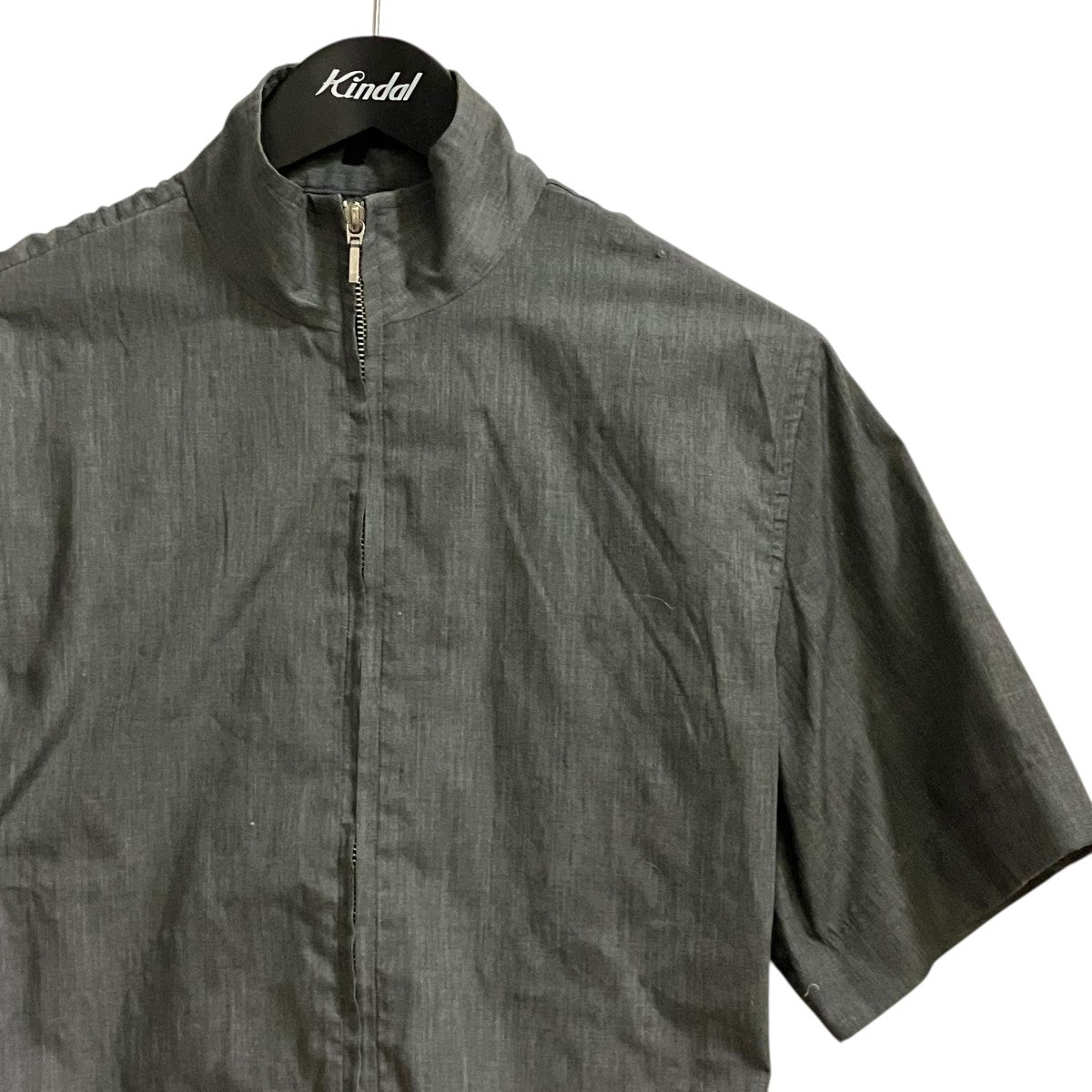 Omar Afridi 24SSELASTICATED SHIRTウエストギャザージップ半袖シャツOA-SS24-SHR-105-02 古着・中古-3枚目のアイテム画像