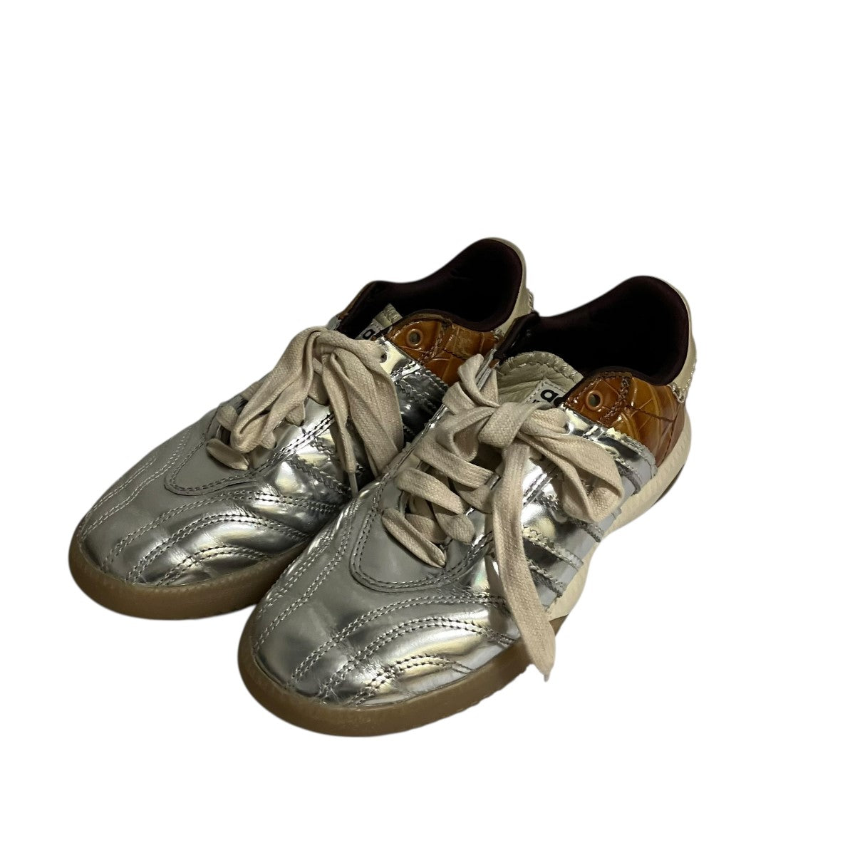 adidas×WALES BONNER MN SAMBA METALLICローカットスニーカーIH5777 古着・中古-1枚目のアイテム画像