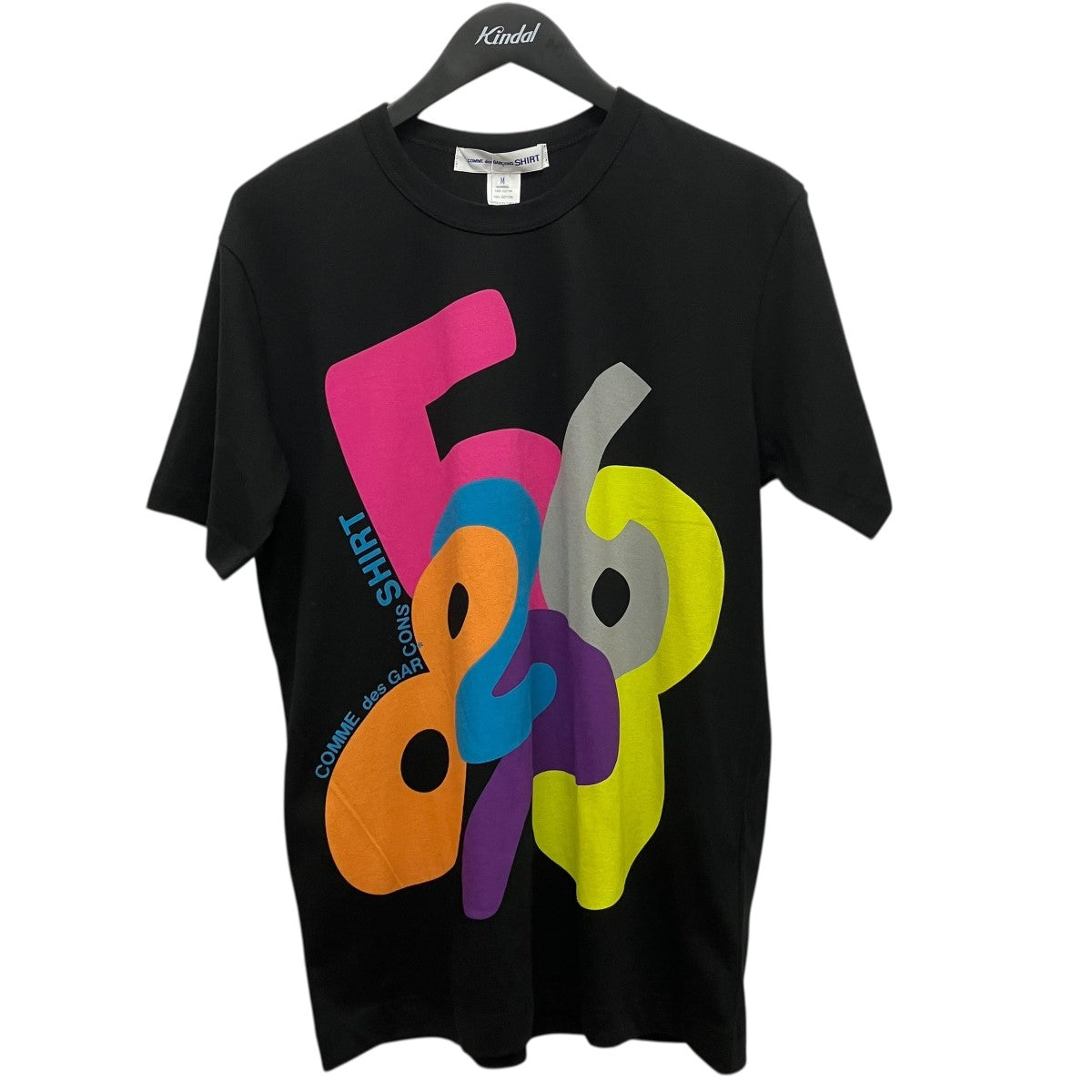 COMME des GARCONS SHIRT 25AWコットンクルーネックS SカットソープリントTシャツFP-T001-W25-1 古着・中古-1枚目のアイテム画像
