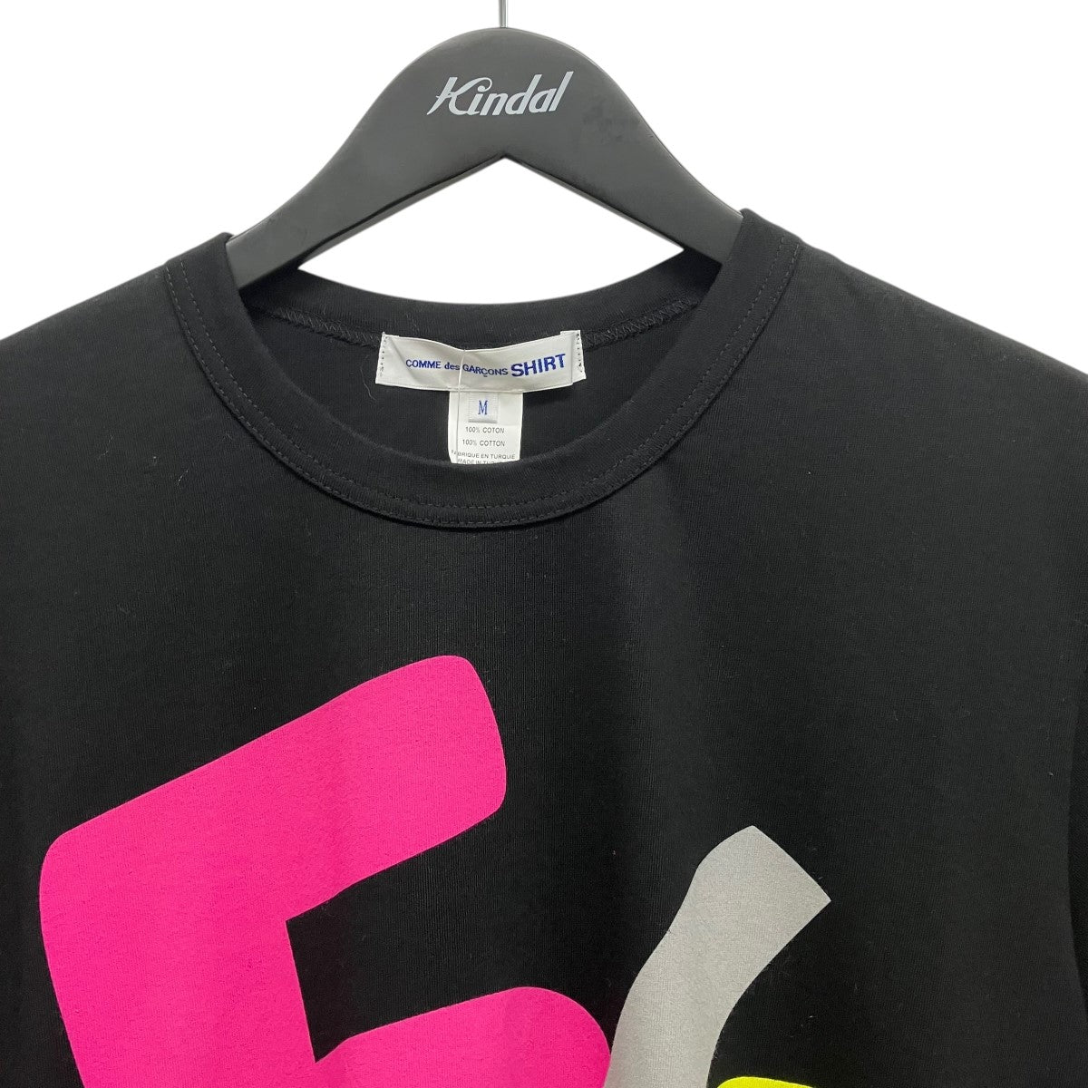 COMME des GARCONS SHIRT 25AWコットンクルーネックS SカットソープリントTシャツFP-T001-W25-1 古着・中古-3枚目のアイテム画像