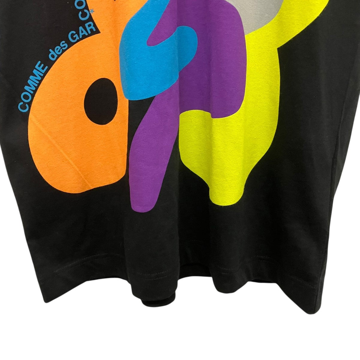 COMME des GARCONS SHIRT 25AWコットンクルーネックS SカットソープリントTシャツFP-T001-W25-1 古着・中古-4枚目のアイテム画像