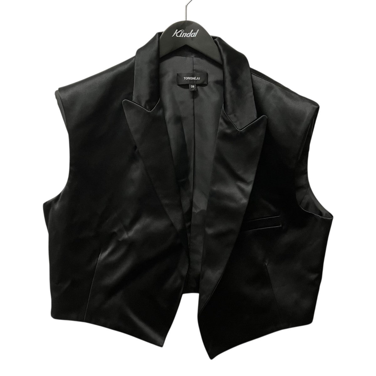 TORISHEJU ジレベストジャケット07J08BBLK 古着・中古-1枚目のアイテム画像