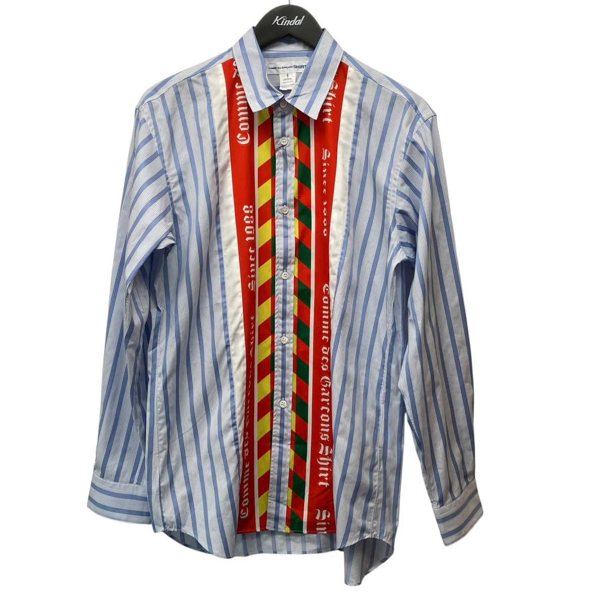 COMME des GARCONS SHIRT 25AWSHIRT WOVEN総柄ストライプシャツFP-B008-W25-1 古着・中古-1枚目のアイテム画像