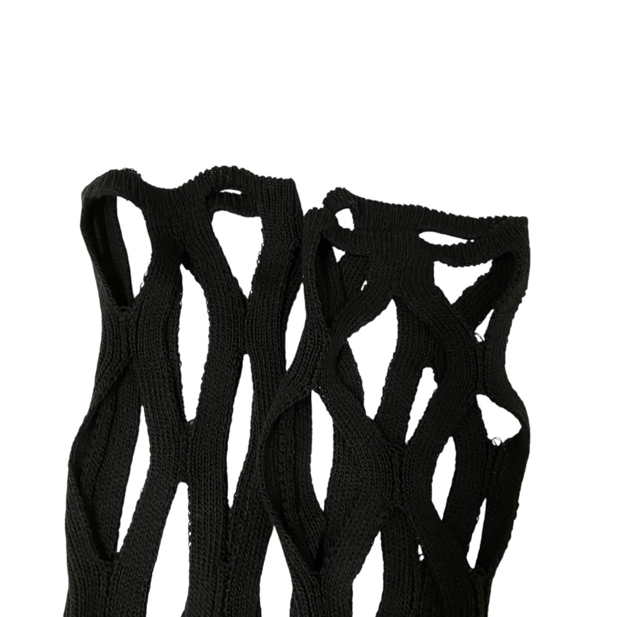 BLACK Comme des Garcons 23AWOpen-Knit Sweaterメッシュニット1M-N005 古着・中古-6枚目のアイテム画像