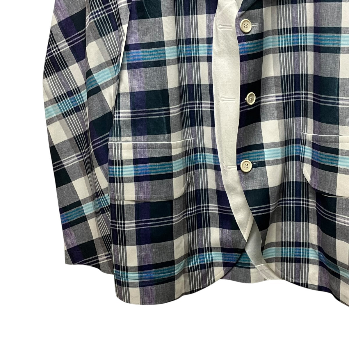 COMME des GARCONS SHIRT 25SStartan check print jacketタータンチェックジャケットFO-J501 古着・中古-5枚目のアイテム画像