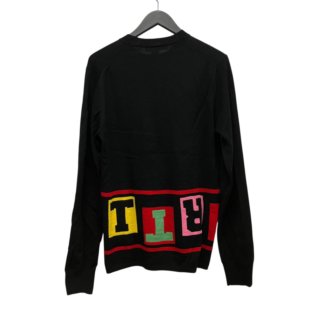 25AWIntarsia sweaterロゴプリントニットFP-N001