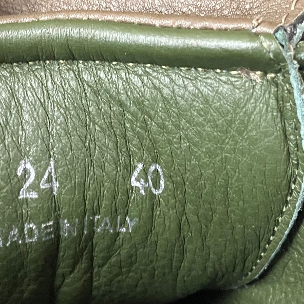 MOVIDA HP OLIVEレザーシューズ8052793771171