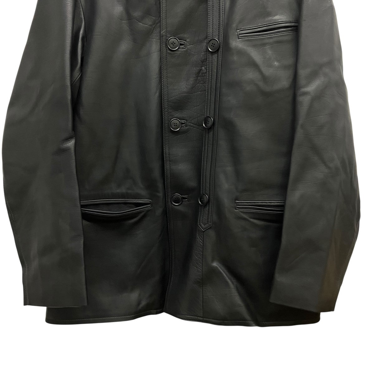 AUBERGE CORB CALFレザーコルビジェジャケット 古着・中古-4枚目のアイテム画像
