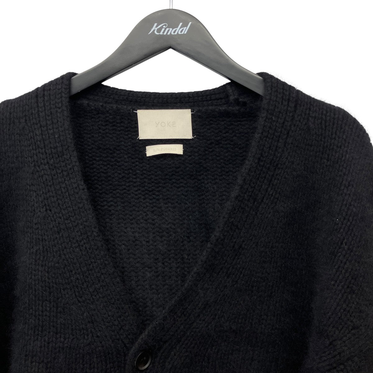 CONNECTING CARDIGANラクーンウールカーディガンYK21AW0295S