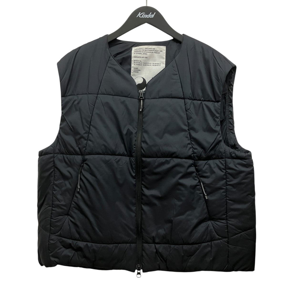 OUR LEGACY×GOLDWIN Insulated VestダウンベストGL25721LG 古着・中古-1枚目のアイテム画像