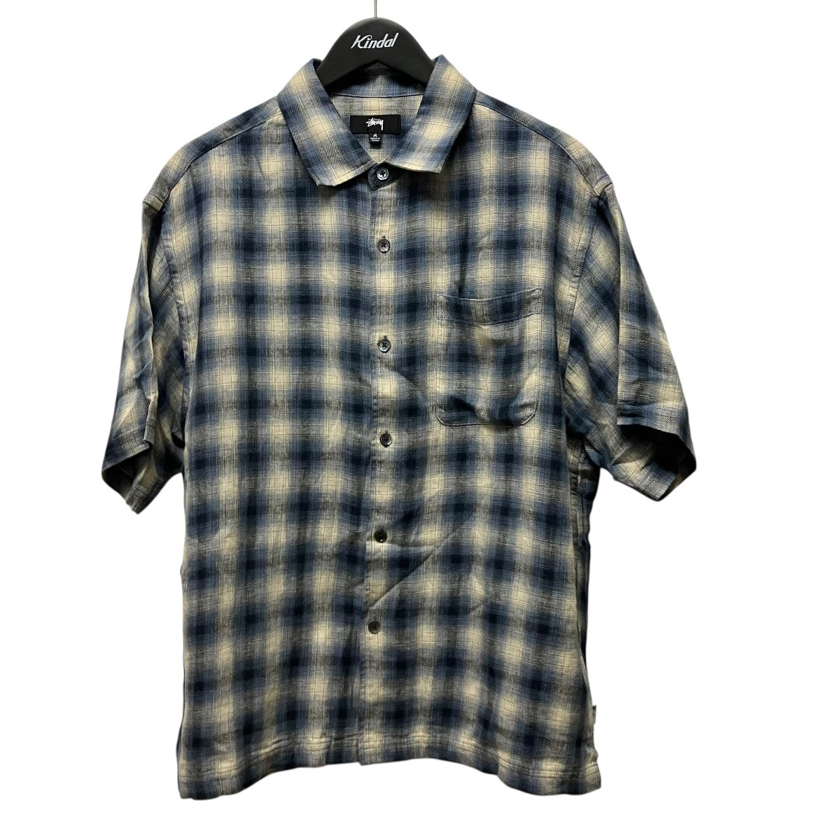 stussy 26SSLIAM SS PLAID SHIRTチェック柄ハーフスリーブシャツ1110385 古着・中古-1枚目のアイテム画像