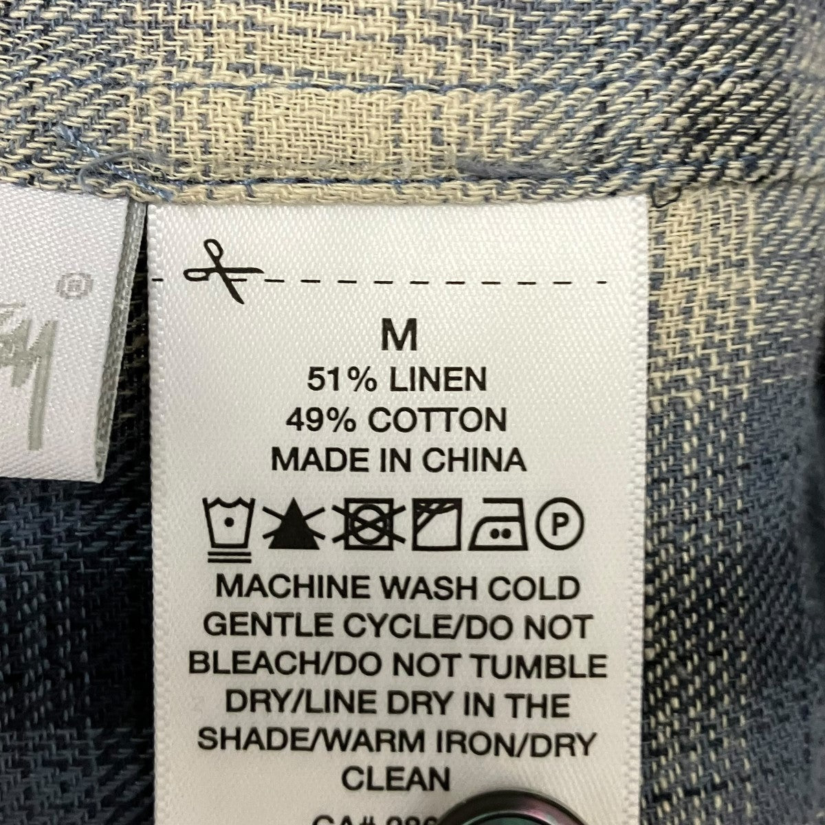 stussy 26SSLIAM SS PLAID SHIRTチェック柄ハーフスリーブシャツ1110385 古着・中古-7枚目のアイテム画像