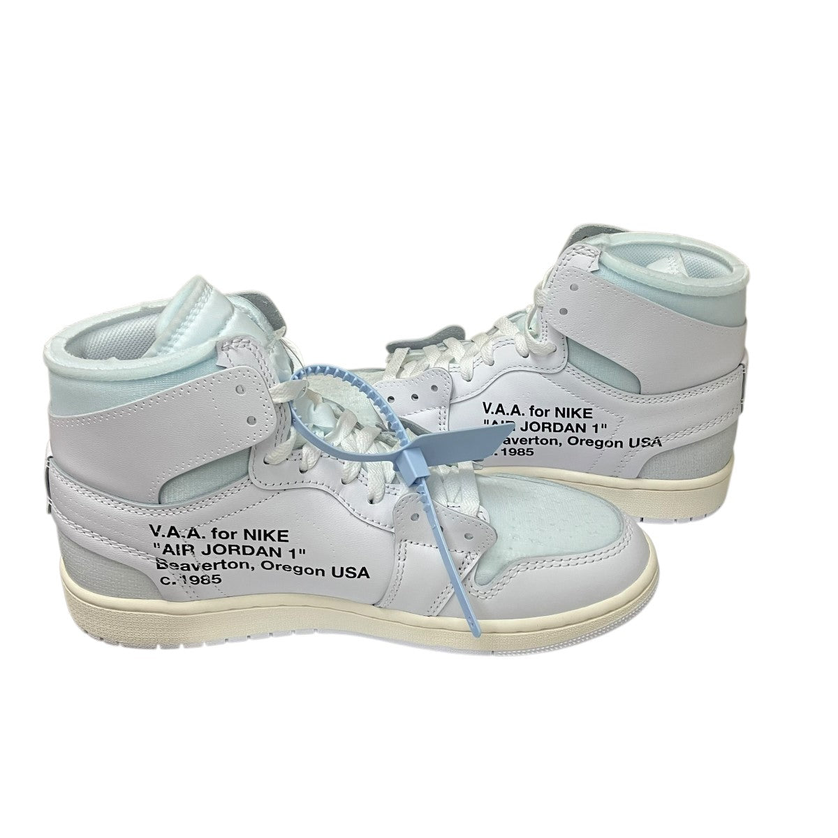 Virgil Abloh Archive×NIKE Air Jordan 1 Retro High OGエアジョーダン1ハイカットスニーカーAA3834-100 古着・中古-4枚目のアイテム画像