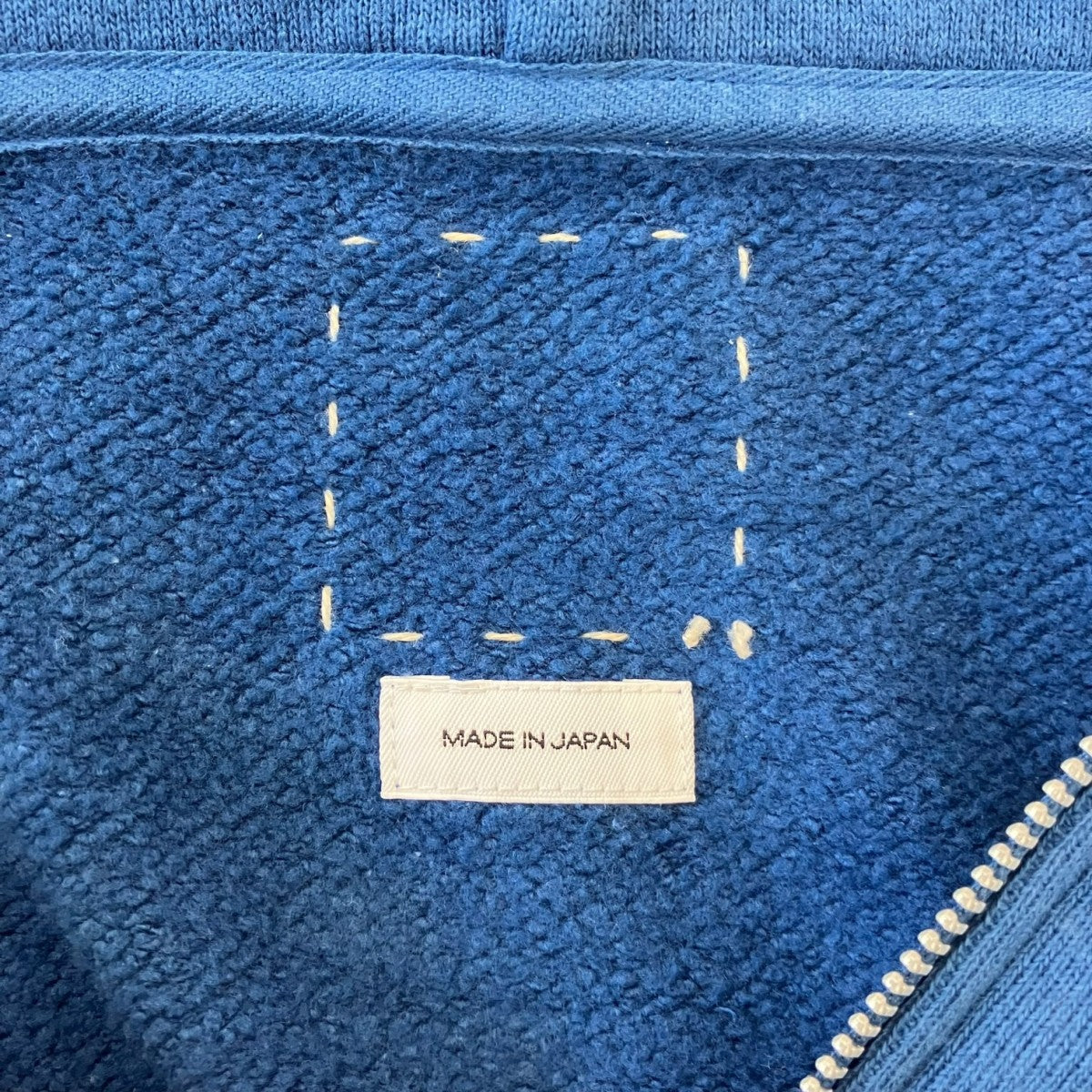 VISVIM 26SSJUMBO SB HOODIE F．Z．ジャンボシルエットコットンジップパーカー0126105010012 古着・中古-3枚目のアイテム画像