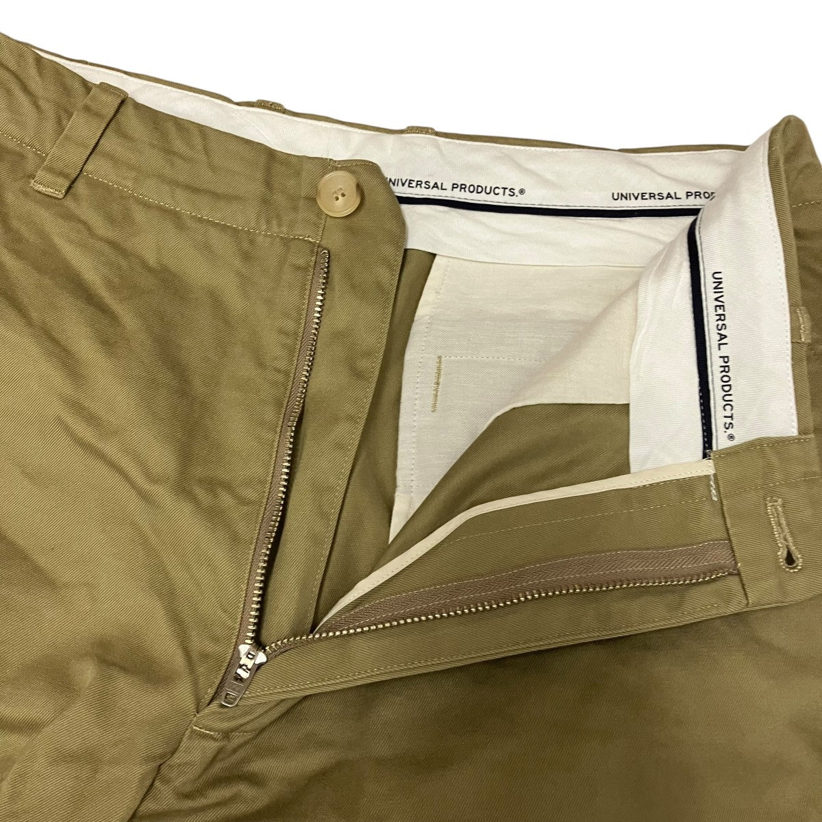 UNIVERSAL PRODUCTS． NO TUCK CHINO SHORTSノータックチノハーフパンツ251-60511 古着・中古-3枚目のアイテム画像