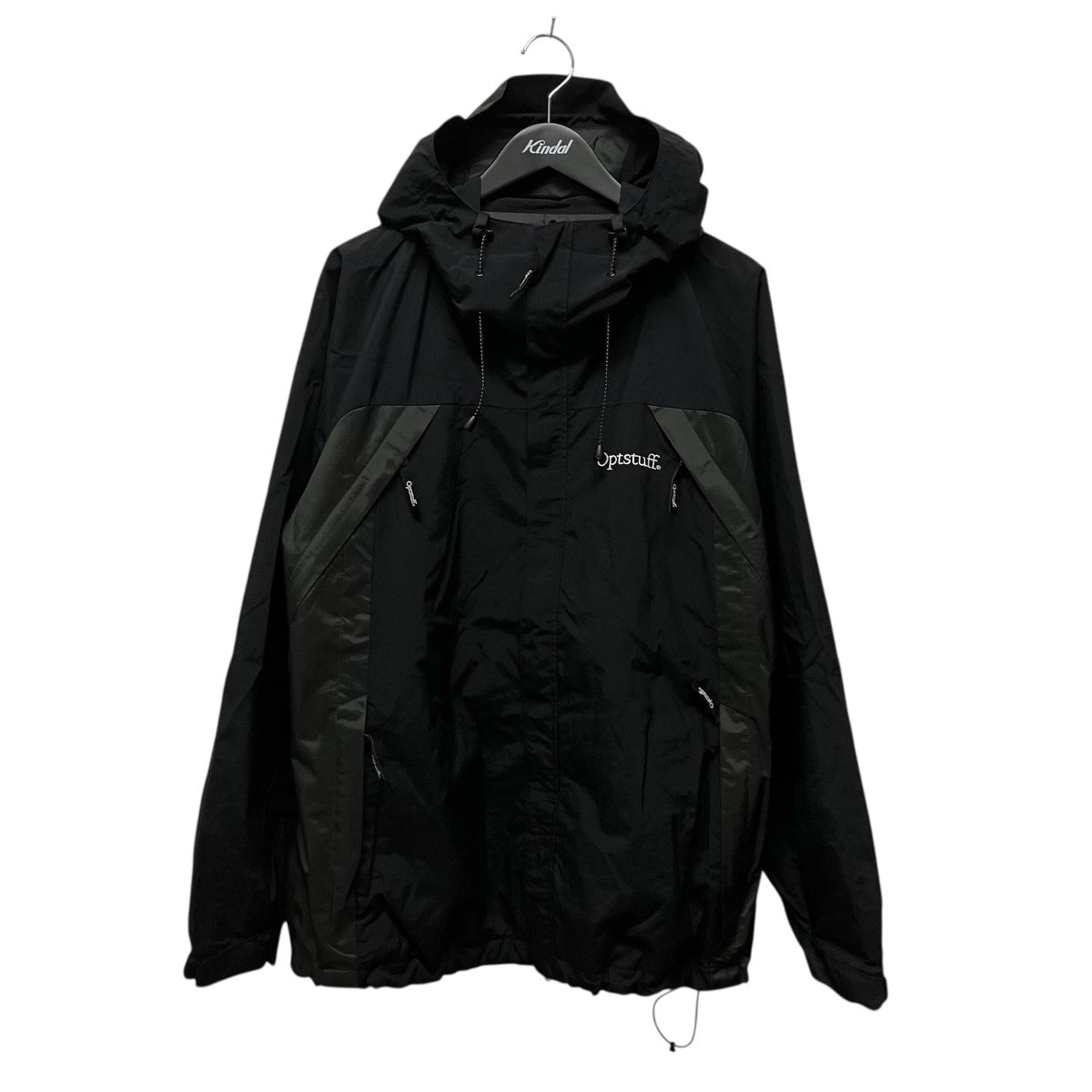 Optstuff SHELL PARKAジップアップフーデットナイロンジャケットOPT40005 古着・中古-1枚目のアイテム画像