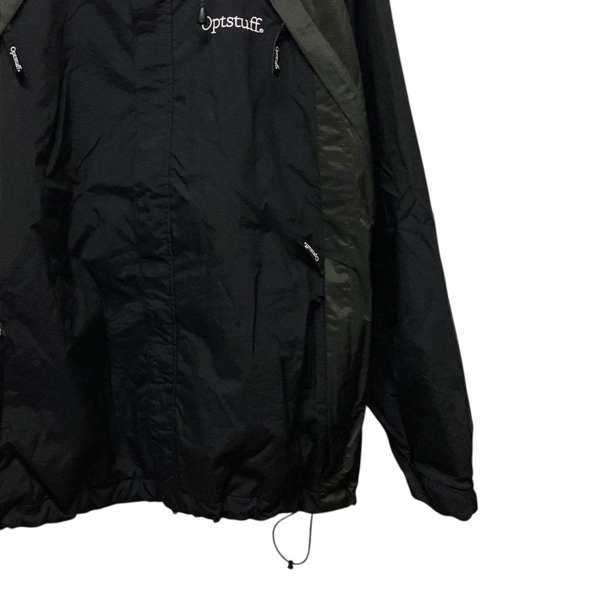 Optstuff SHELL PARKAジップアップフーデットナイロンジャケットOPT40005 古着・中古-5枚目のアイテム画像