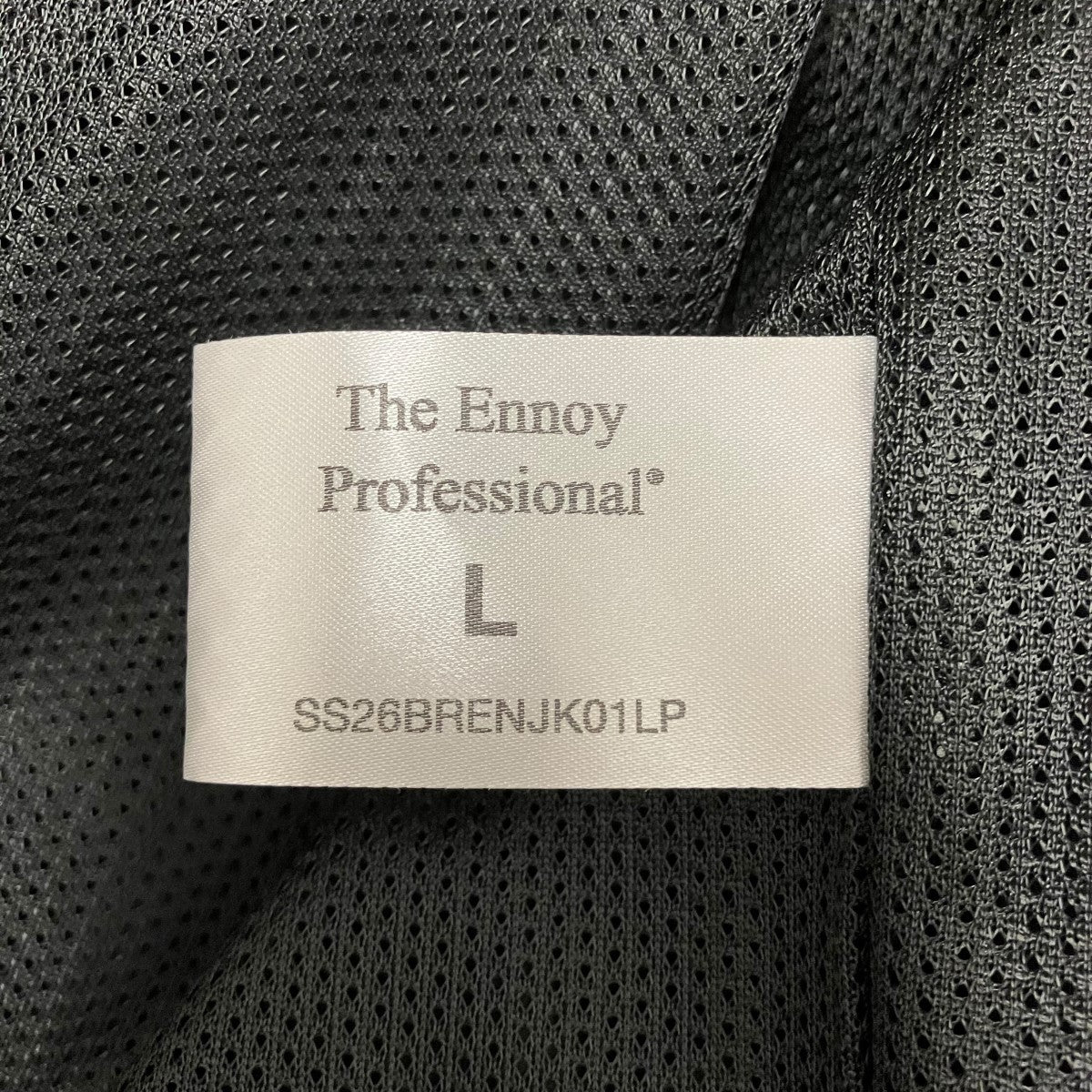 THE ENNOY PROFESSIONAL 26SSPIPING NYLON TRACK SUITナイロンジャケットSS26BRENJK01LP 古着・中古-7枚目のアイテム画像