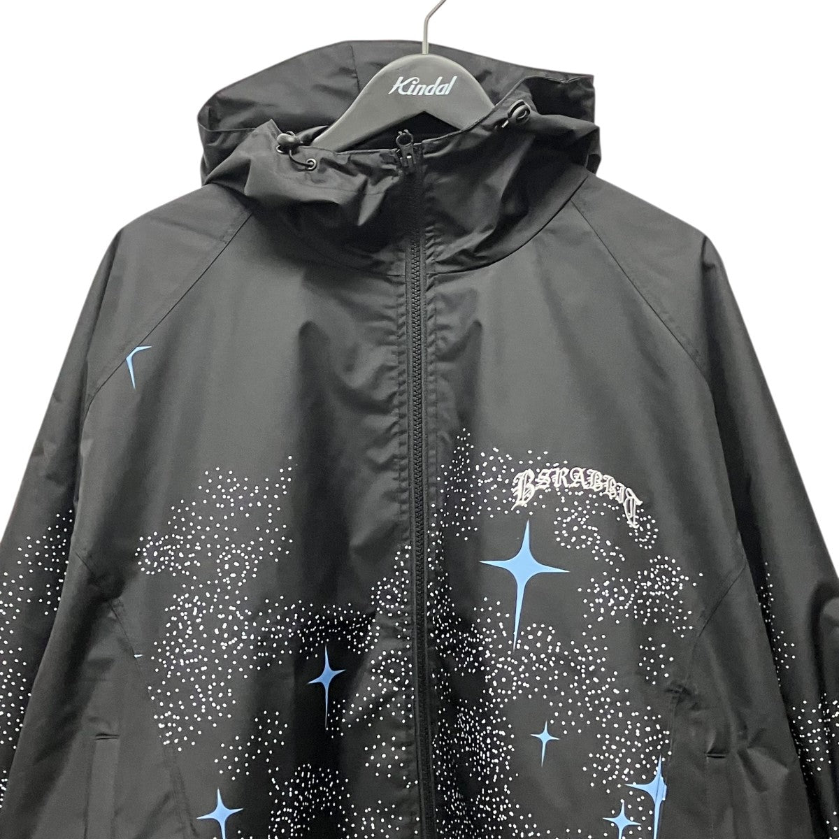 BSRABBIT 26AWBp Smoking Rabbit Hydro Hooded Jacket総柄フーデットジップアップジャケット 古着・中古-6枚目のアイテム画像