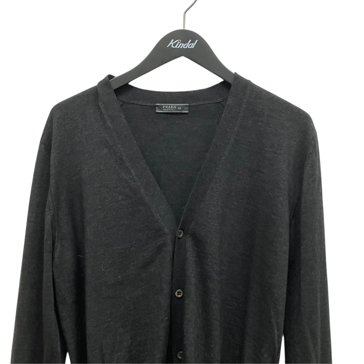 PRADA カシミヤVネックニットカーディガンUMC303 古着・中古-3枚目のアイテム画像