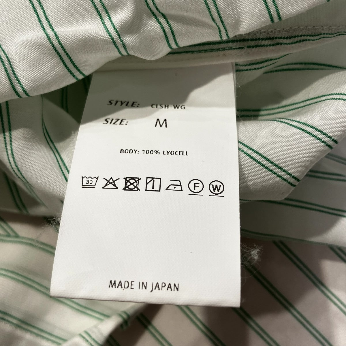 CLASSIC LONG SLEEVE SHIRTストライプシャツCLSH-WG