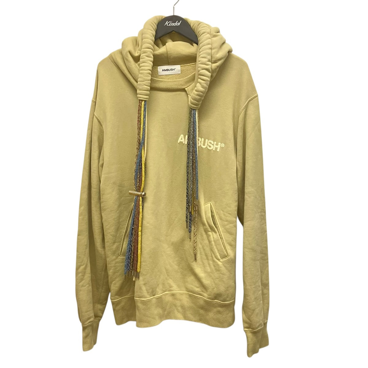 AMBUSH MULTI CORD HOODIEマルチカラーコードフーデットロゴパーカー12112730 古着・中古-1枚目のアイテム画像
