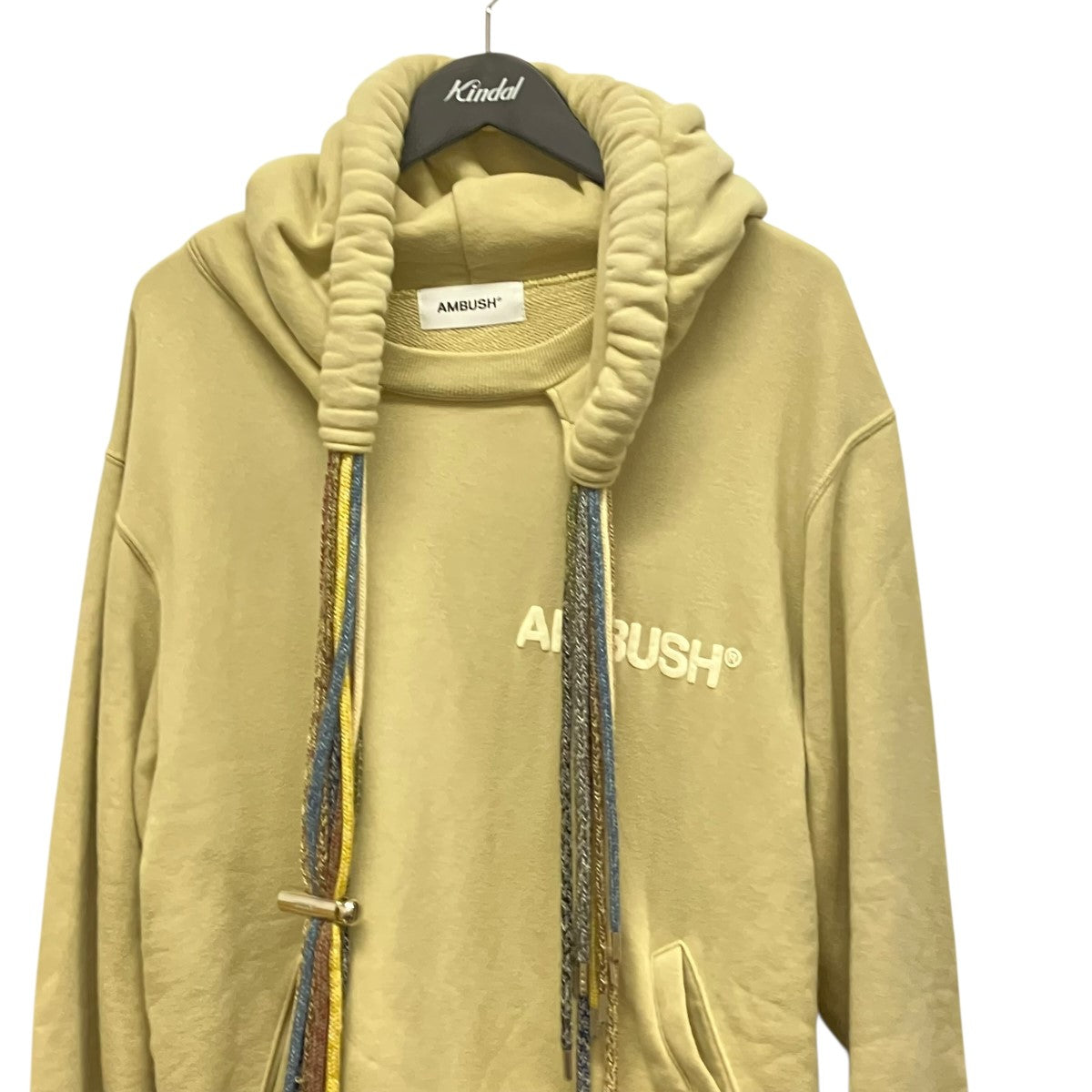 AMBUSH MULTI CORD HOODIEマルチカラーコードフーデットロゴパーカー12112730 古着・中古-3枚目のアイテム画像