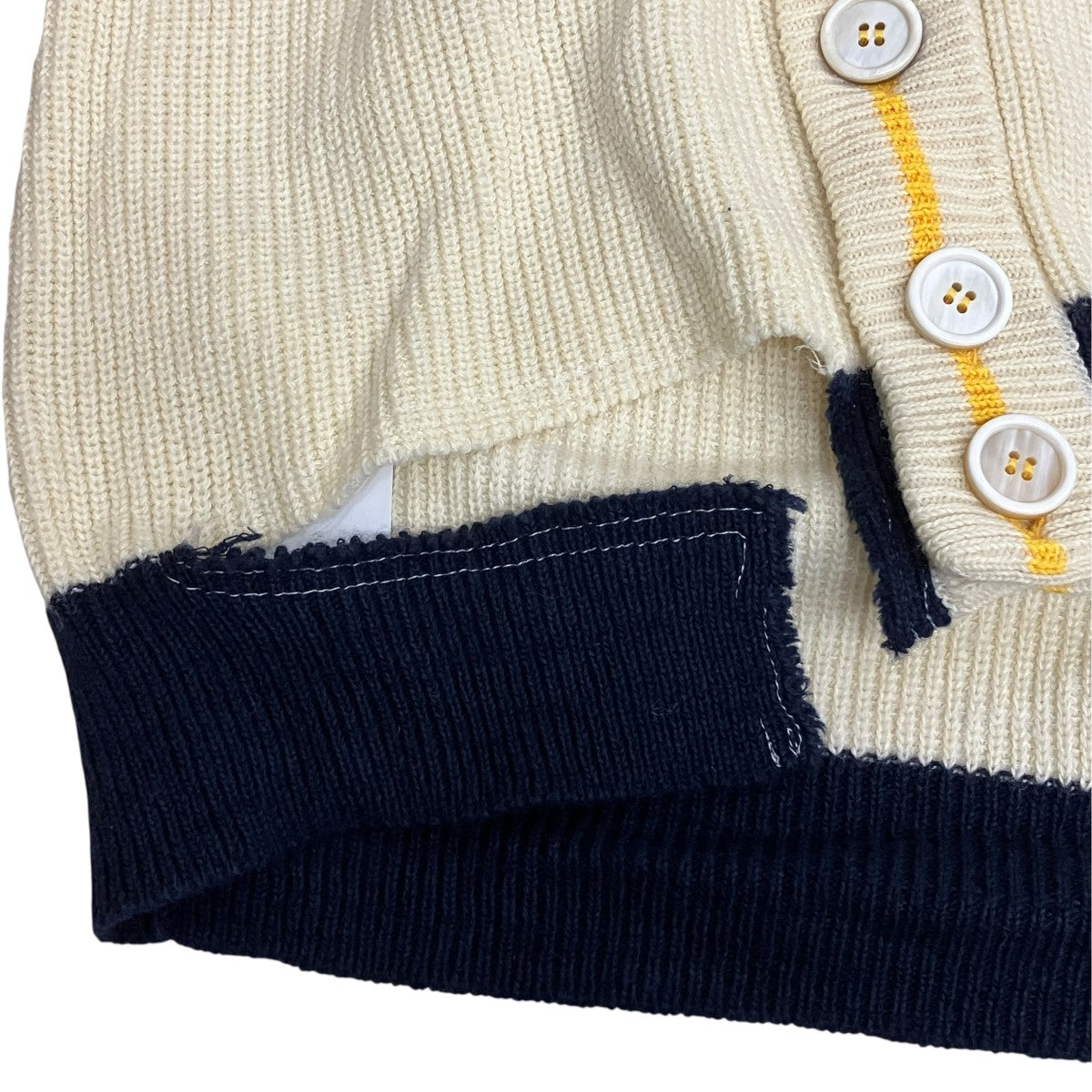 MARNI ダメージ加工VネックカーディガンCDMD0256Q0 古着・中古-8枚目のアイテム画像