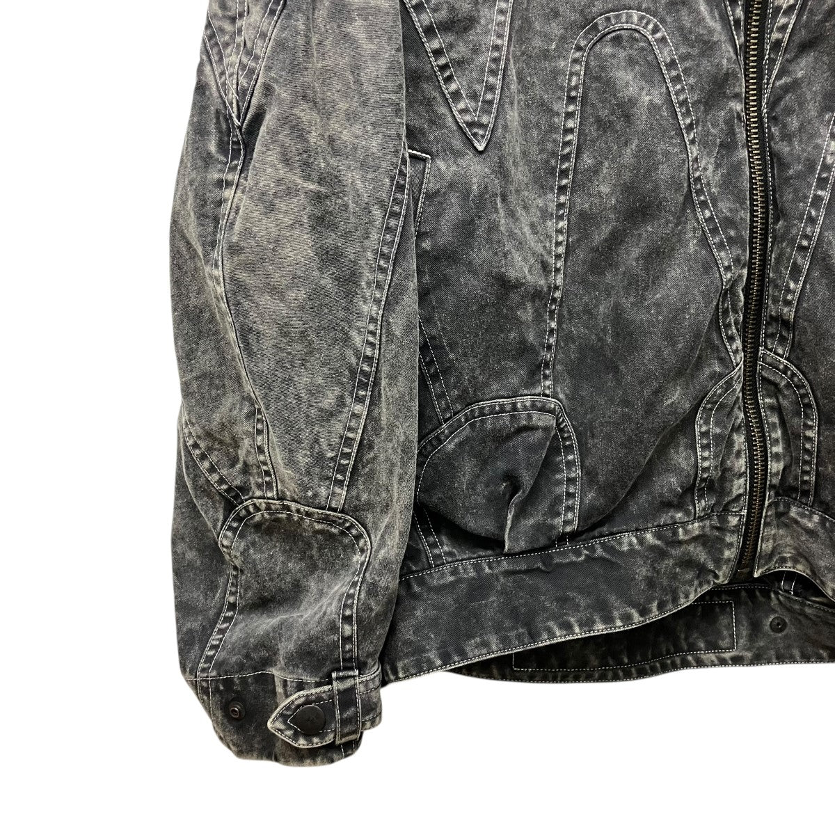 IM MEN ISSEY MIYAKE ELEMENTSジップアップデニムジャケットLA61-FC211-15 古着・中古-6枚目のアイテム画像