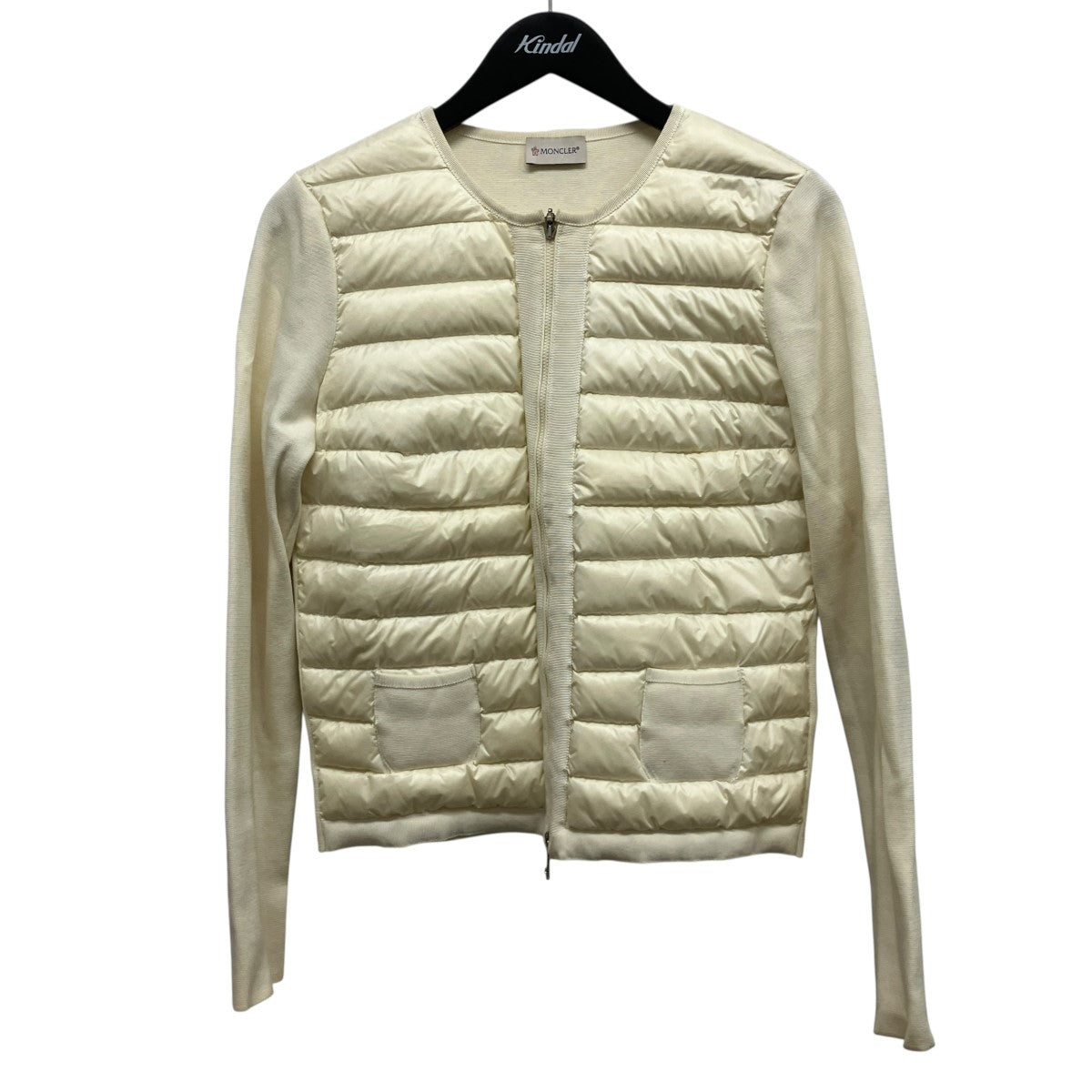 MONCLER ダウンジップカーディガンC10939472200 91112 古着・中古-1枚目のアイテム画像