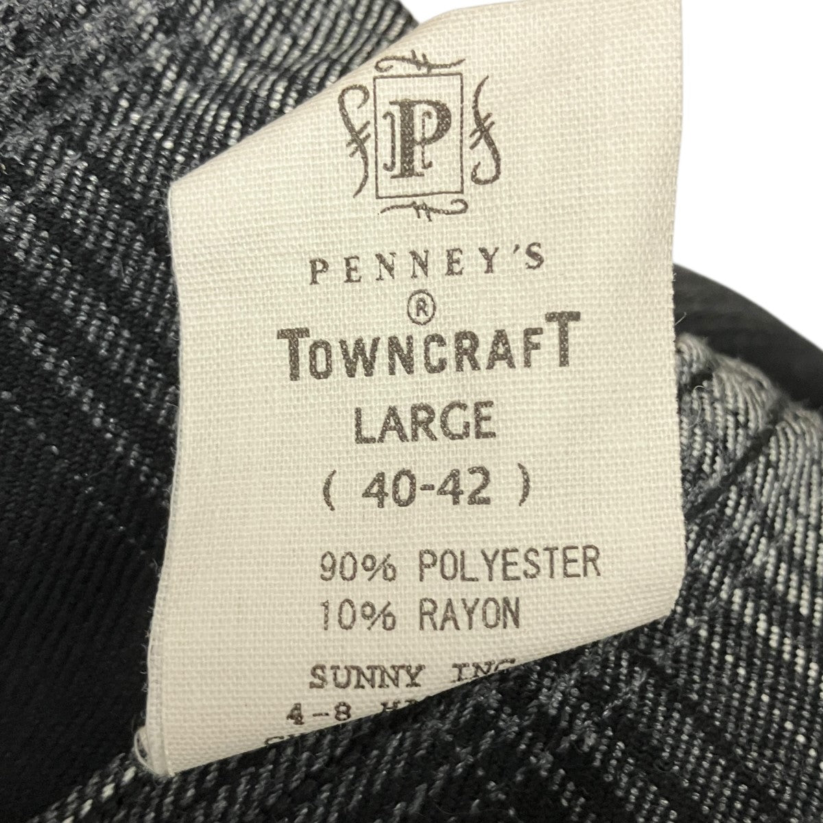 TOWN CRAFT オンブレチェックシャツ 古着・中古-5枚目のアイテム画像