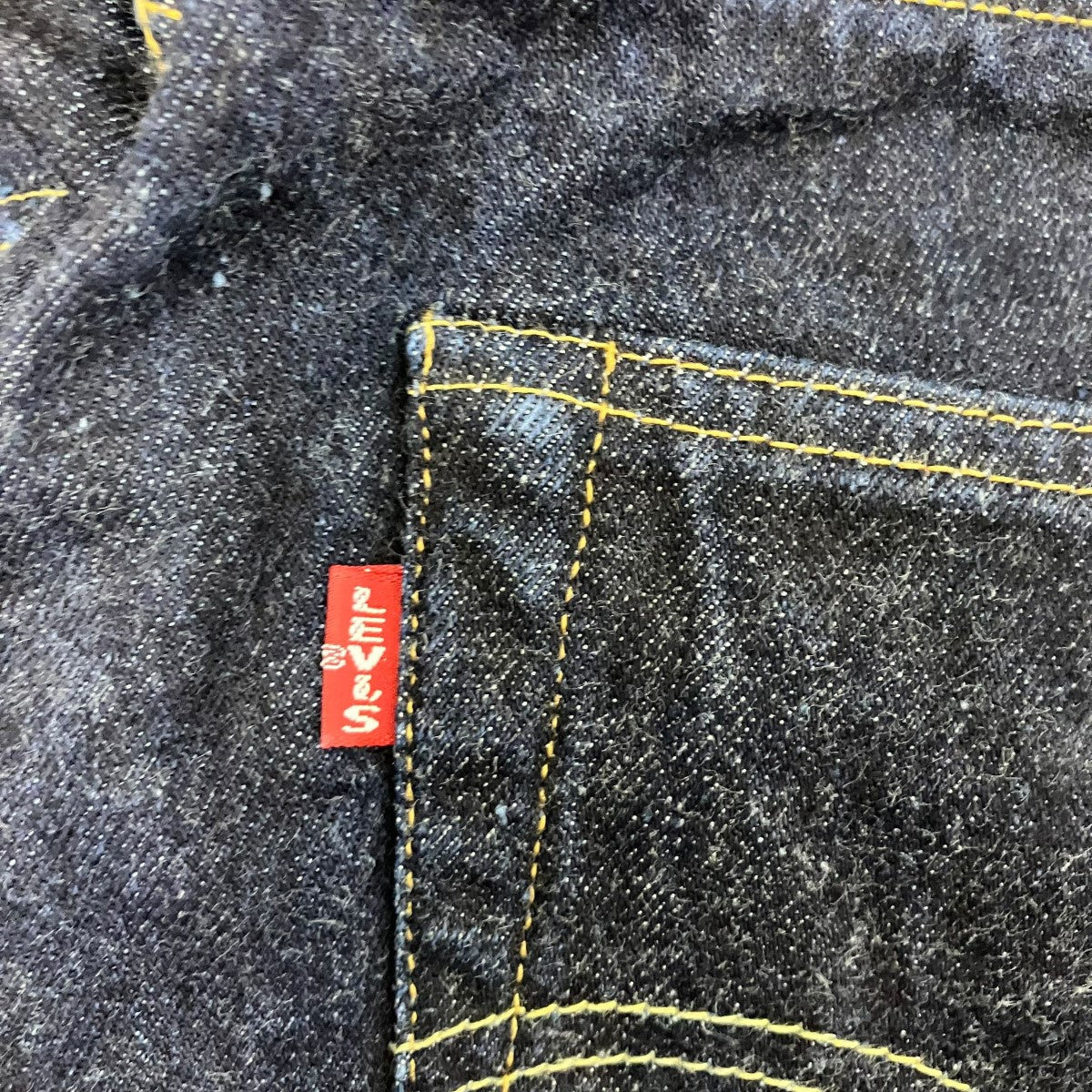 LEVI’S 97年 USA製 ボタン裏刻印555501XXデニムパンツ501XX 古着・中古-5枚目のアイテム画像