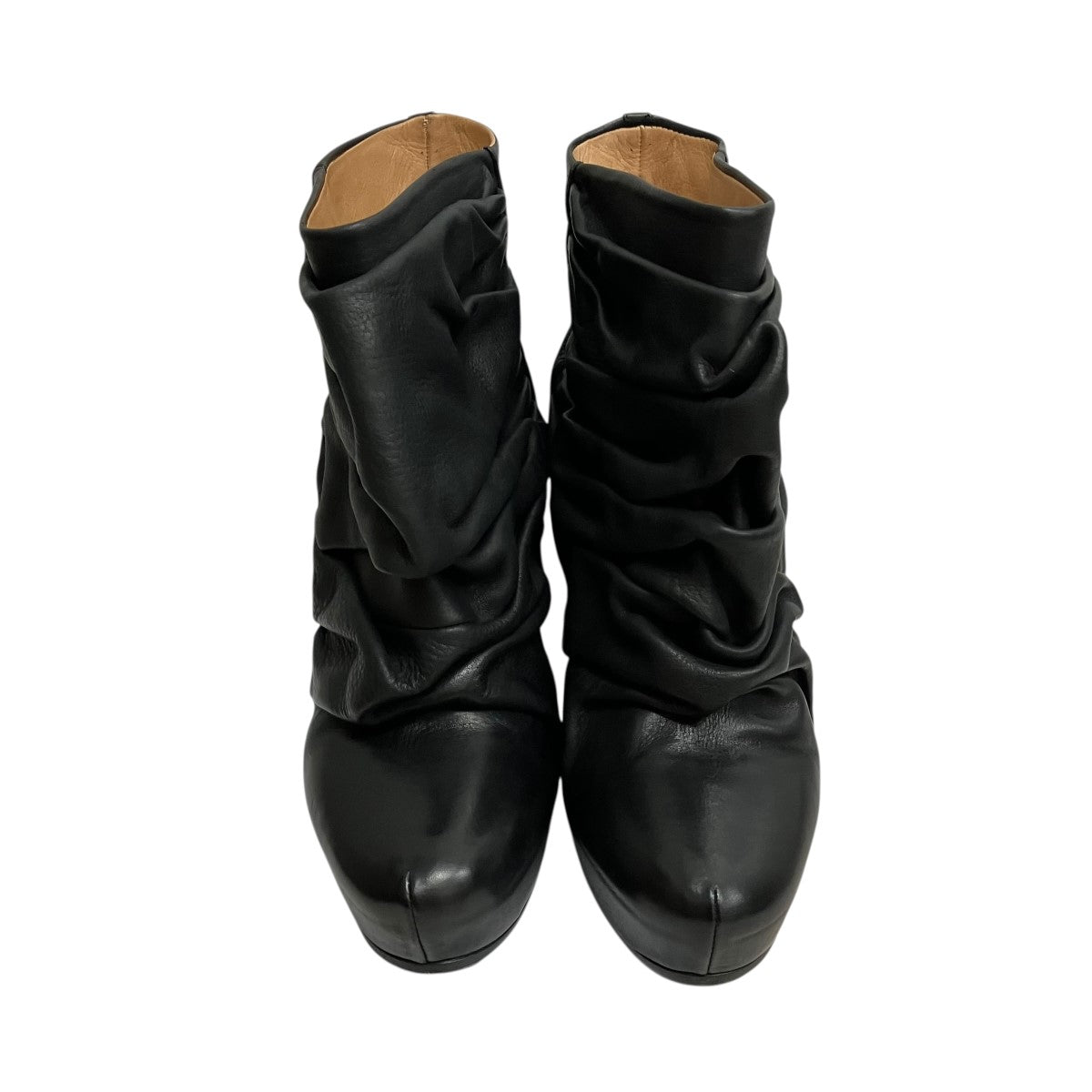 Maison Martin Margiela 22 レザーショートウエッジソールブーツS38WU0144 古着・中古-2枚目のアイテム画像